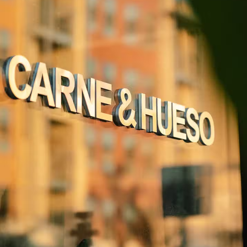 Carne y Hueso dining room in North Park San Diego